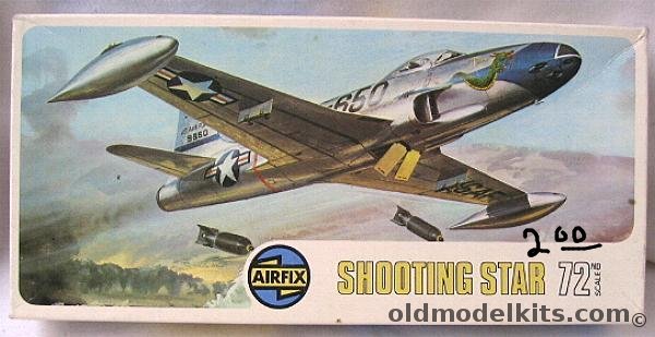 Airfix 1/72 F-80C Shooting Star (P-80), 02043-3 plastic model kit